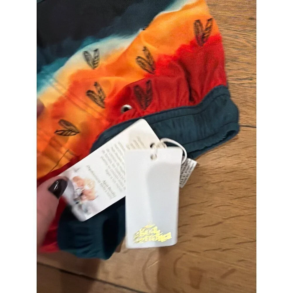 Agua Bendita Tiago Swim Trunks Multicolor Kids Size 2